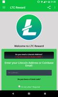 LTC AW Reward - Earn free Litecoin plakat