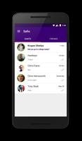 Safio - Safest Chat App الملصق