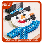 Adorable Snowman Wreath-icoon