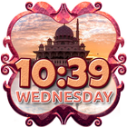 Moschee Digitaluhr Zeichen