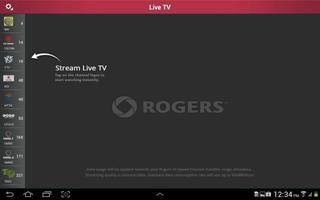 Rogers Live TV capture d'écran 3