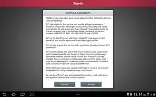 Rogers Live TV تصوير الشاشة 1
