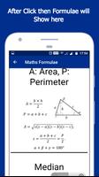 Math formulae for all Exams capture d'écran 2