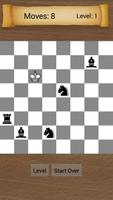 la mitad de ajedrez Poster