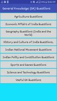 General Knowledge (GK) Questions Affiche