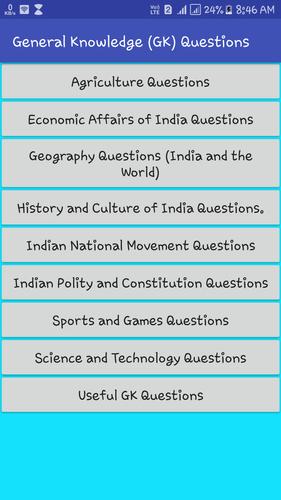 General Knowledge Gk Questions For Android Apk Download