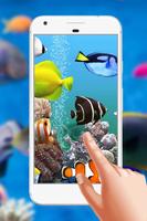 Aquarium Magic Touch Live Wall โปสเตอร์