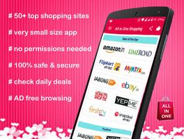 All in One Shopping App Affiche