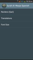 Surah Al-Waqia Spanish captura de pantalla 2