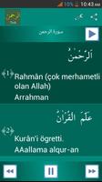 Surah Ar-Rahman Turkish تصوير الشاشة 1