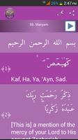 Surah Maryam English Plakat