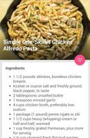 Chicken Recipes Alfredo screenshot 1