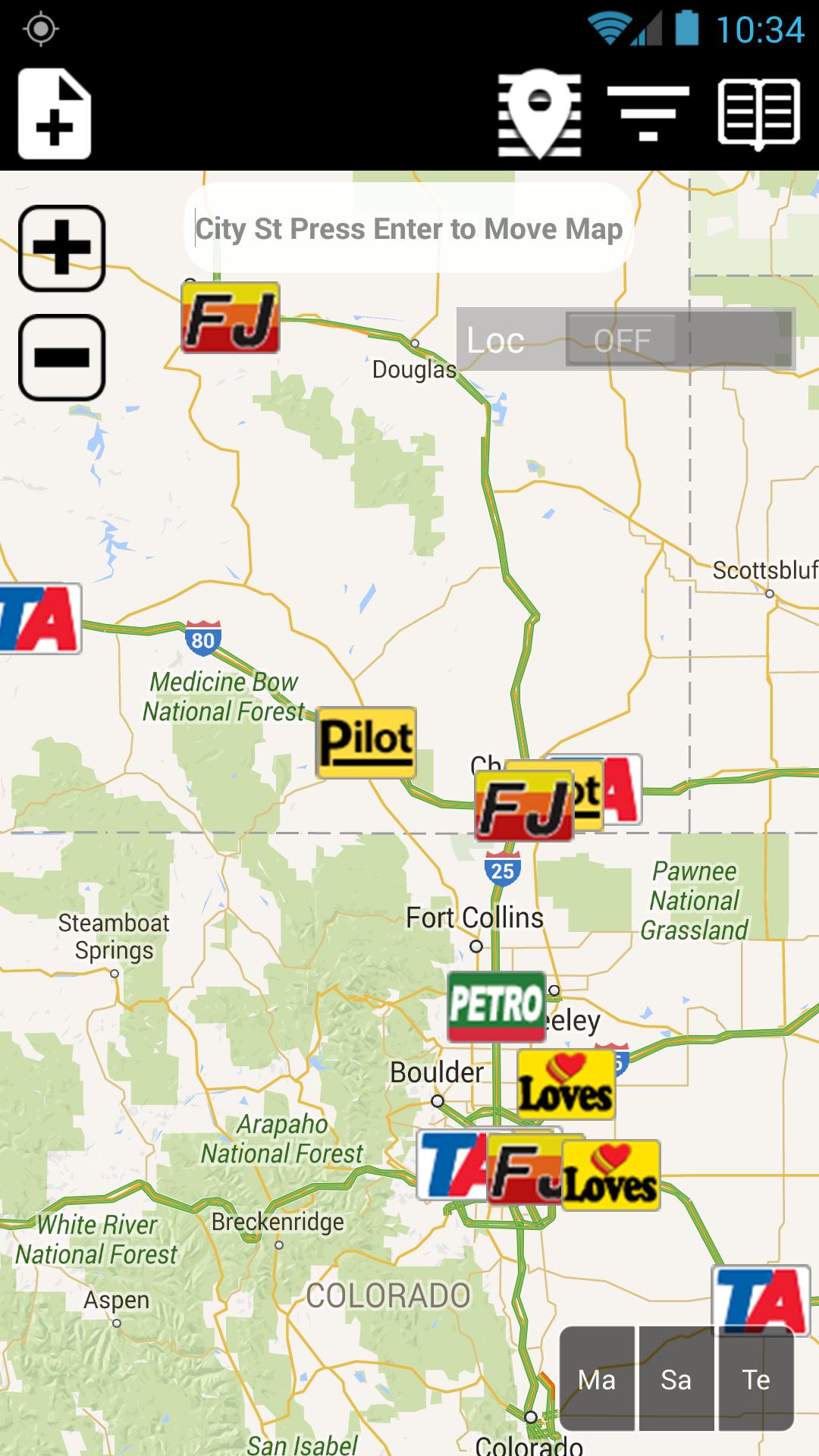 map of truck stops Big Truck Stops For Android Apk Download map of truck stops