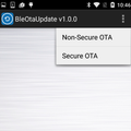 BLE OTA update