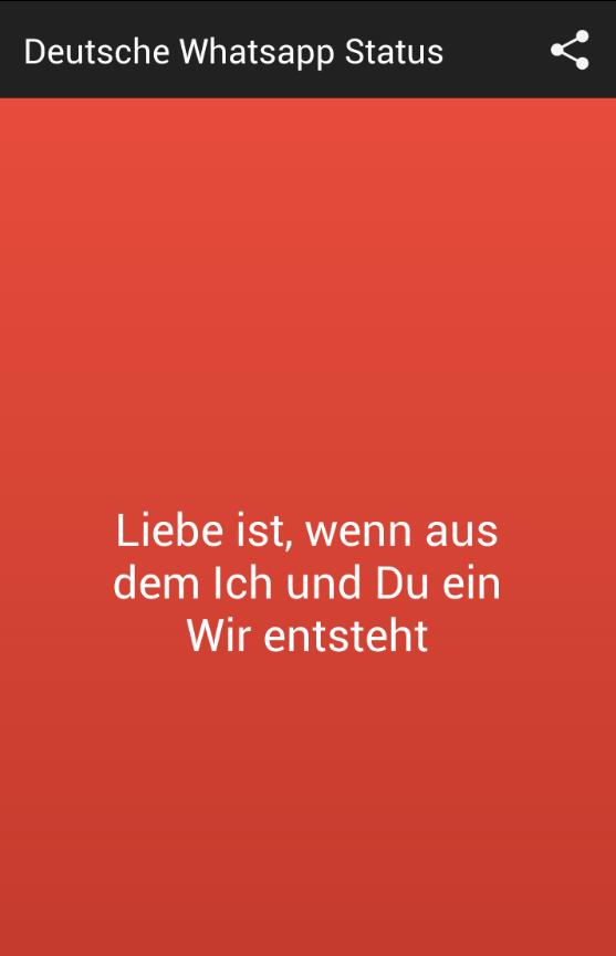 Status whatsapp liebes Liebessprüche für