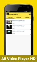 All Video Player HD اسکرین شاٹ 1