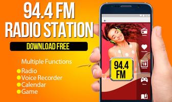 FM Radio 94.4 free radio player poster