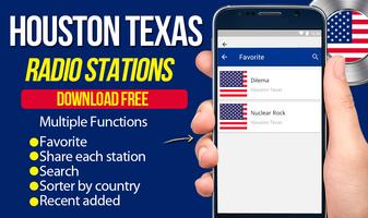 Houston Texas Radio Station syot layar 1