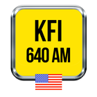 kfi radio 640 am radio los angeles icône