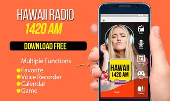 پوستر 1420 am Radio Hawaii