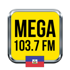 Radio Mega 103.7 FM Haiti Radio Apps For Android أيقونة
