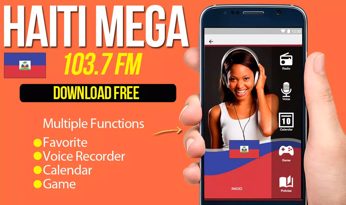 Haiti 103.7 FM Radio écouter la radio en direct APK pour Android Télécharger