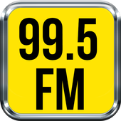 99.5 fm radio 99.5 radio station-icoon