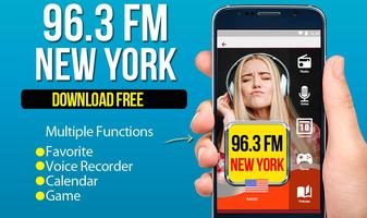 x 96.3 fm new york 海報