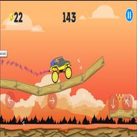 drive monster truck hill climb screenshot 1