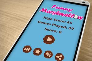 Funny Marshmallow Game syot layar 2