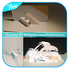 Awesome 3D Kirigami Card Instructions ไอคอน