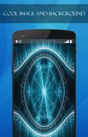 Blue Neon Tech wallpaper ภาพหน้าจอ 1