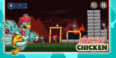 2 Schermata Angry Chicken VS Zombies