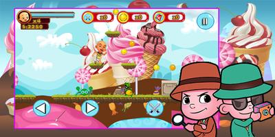 Upin Candy Run Adventure পোস্টার