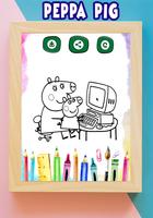 How to color Peppa Pig coloring  book for adult স্ক্রিনশট 1