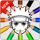 Coloring page of Anime APK