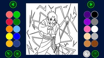 Coloring page of Anime syot layar 3