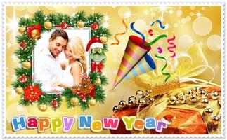 Happy New Year 2018 Photo Frame Editor captura de pantalla 3