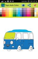 Tayo Auto Coloring Book تصوير الشاشة 2