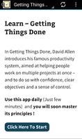 Getting Things Done تصوير الشاشة 1
