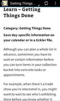 Getting Things Done تصوير الشاشة 2