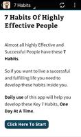 Learn 7 Habits تصوير الشاشة 1