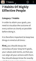 3 Schermata Learn 7 Habits