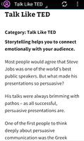 برنامه‌نما Learn Talk Like TED عکس از صفحه