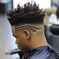Hairstyle For Black Men الملصق