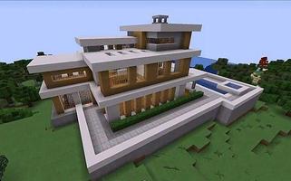 Modern Minecraft House Design постер