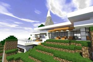 Modern Minecraft House Design скриншот 3