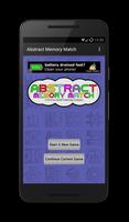 Abstract Memory Match Affiche