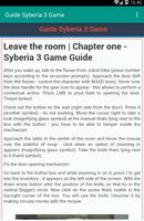 برنامه‌نما Guide Syberia 3 Game عکس از صفحه