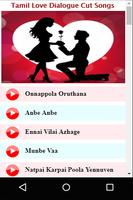 Tamil Love Dialogue Cut Songs Plakat